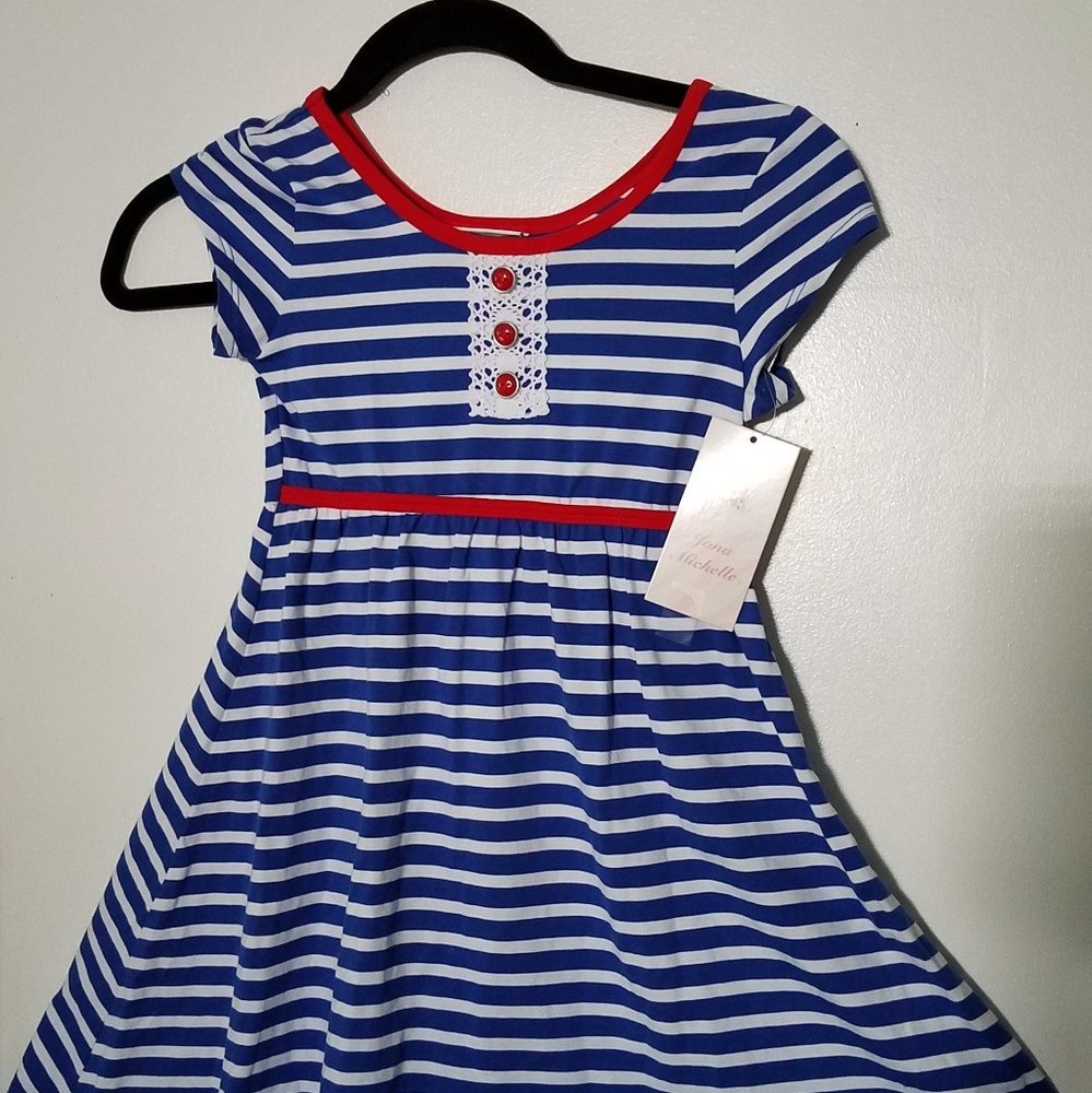 Girls dress Jona Michelle Cap Sleeve Casual Dress